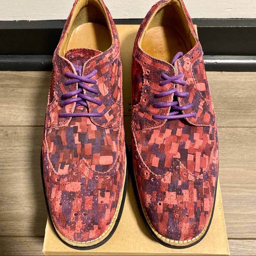 Cole Haan Lunargrand Long Wing in Camo Suede